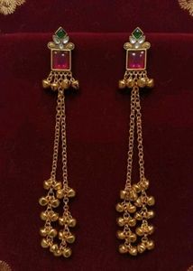 Elegant Gold-Tone Drop Earrings