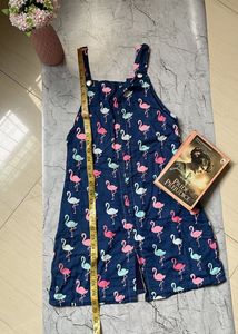 Flamingo Print Dress