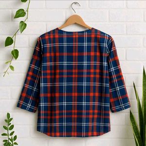 Plaid Top