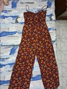 Floral Print Jumpsuit
