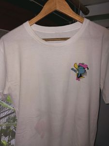 Wham Back Print Loose Boyfriend Tee