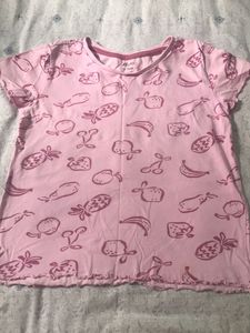 Cute Fruit Print T-Shirt