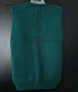 Green Knit Sweater Vest