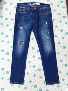 Killer Distressed Jeans Ankle Lag Slim Fit Size 30