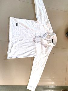 Men's White Cotton Kurta