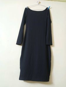Off Shoulder Black Dress