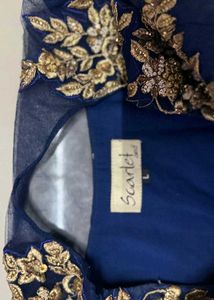 Heavy Quality Elegant Navy Blue Gown