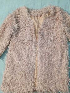 Faux Fur Light Pink Jacket 🩷