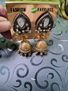 Antique Jhumka Earrings