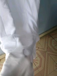 Full White Anarkali