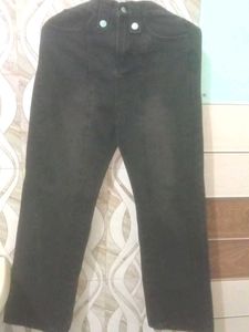 Black Grey Stright Jeans 👖