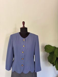 Vintage Button-Down Blazer