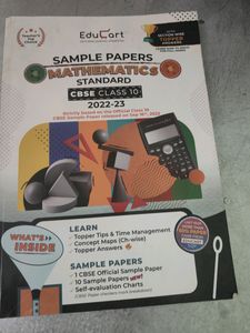 Class 10 Educart Mathematics Standard Sample Paper