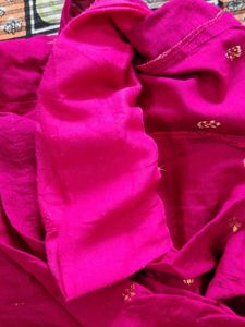 Magenta Button-Down Kurti