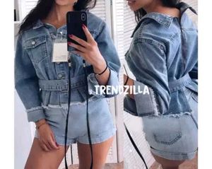 Front-back Sider Denim Jacket
