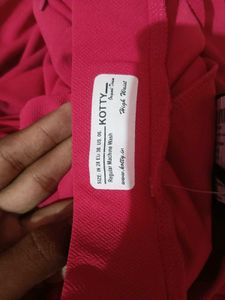 Hot Pink High Waist Trousers