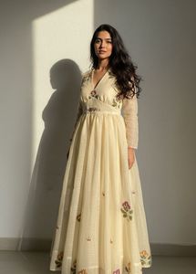 Floral Embroidered Anarkali