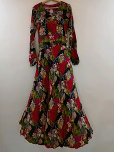 Ethnic Floral Gown