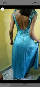 beautiful blue gown