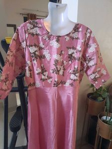 Diwali Pink Kurta With Pocket