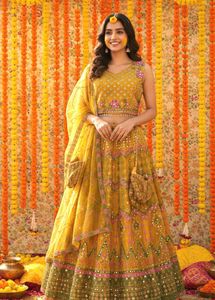 Yellow Lehenga Choli Set