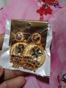 Gol plated earrings