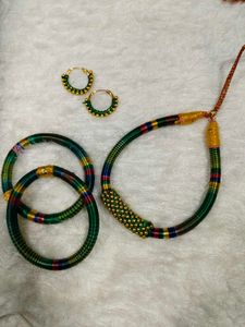 Necklace, Earrings & Bangles Set