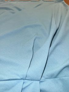 Blue Off-Shoulder Dress