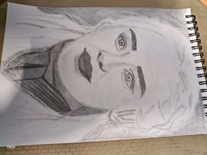 Black &amp; White Customized Portrait Order