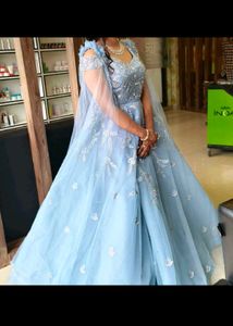 Embroidered Heavy Engagement Gowns