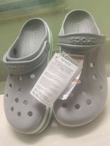 Crocs Gray Flip Flops