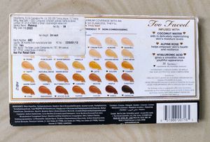 Too Faced Multi Use Sculpting Concealer Shade Card