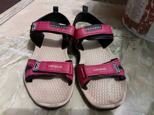 Campus Red &amp; Black Sandals - Size [9]