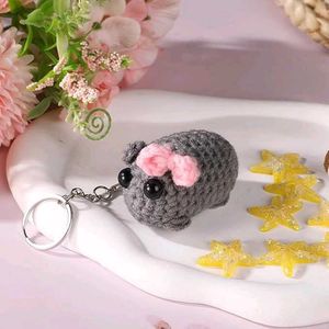 Crochet Grey hamster