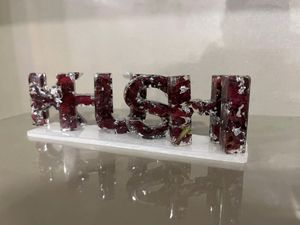 Resin Name Stand