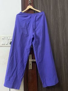 Blue Wide Leg Trousers -28/30 Inches