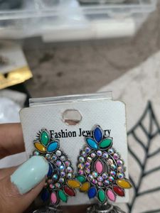 Jhumka For Navratri Outfit