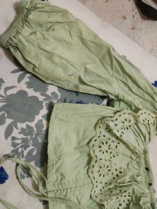 Eyelet Crop Top