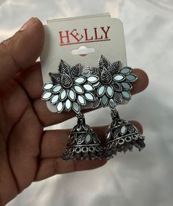 oxidized Jhumka Earrings