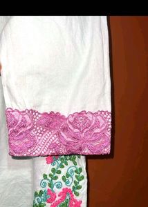 Pure Cotton Embroidered Kurti