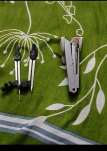 Staplers Eraser Compass Stationary Kit
