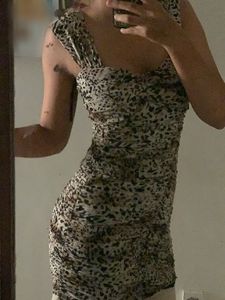 Animal Print Mini Dress