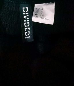 h&amp;m Chic Black Mini Dress