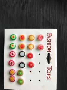 Funky Stud Earrings Pp 12 Rs