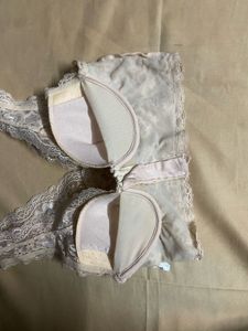 Lace Front-Zip Bra