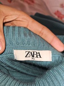 Stylish Teal Turtleneck Sweater