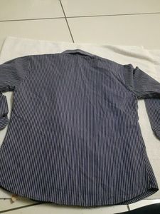 Styl Women Formal Shirt Purple Stripes