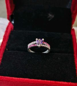 Beautiful pure silver ring # fixed price