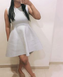 Striped Sleeveless Dress