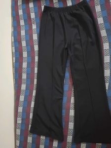 Regular Fit Women Black Trouser